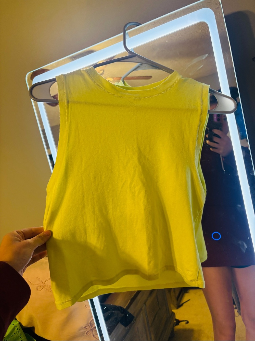 Marshalls Neon Yellow Tank Top